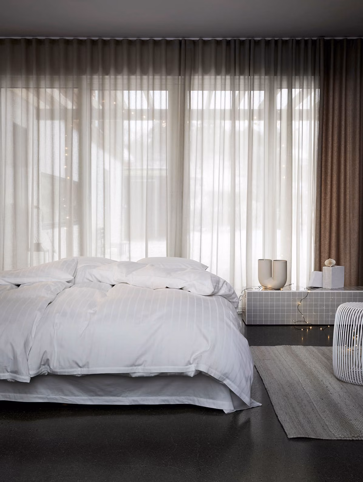 Milano påslakanset vit