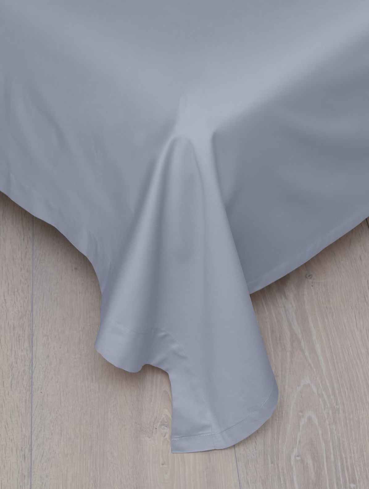 Elegance slätt lakan zenblå