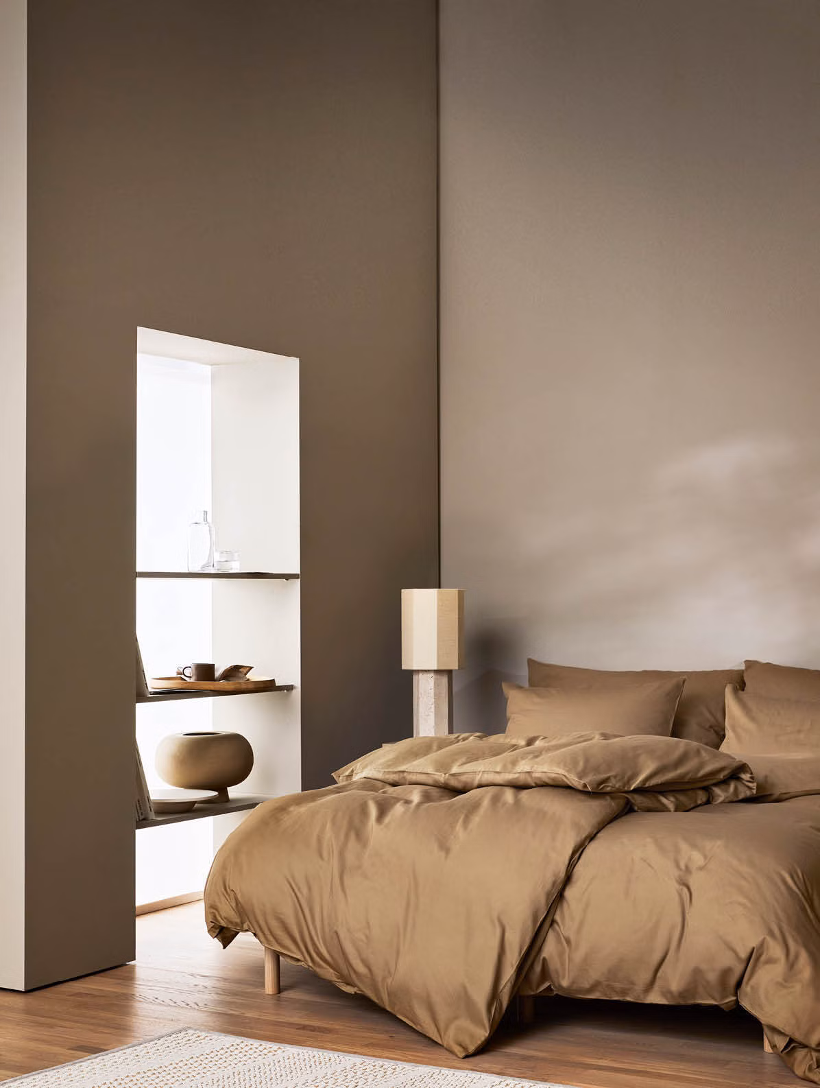 Harmoni påslakanset gyllen beige