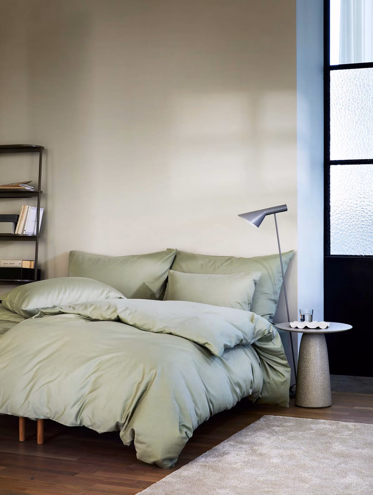 Harmoni påslakanset ljus grön