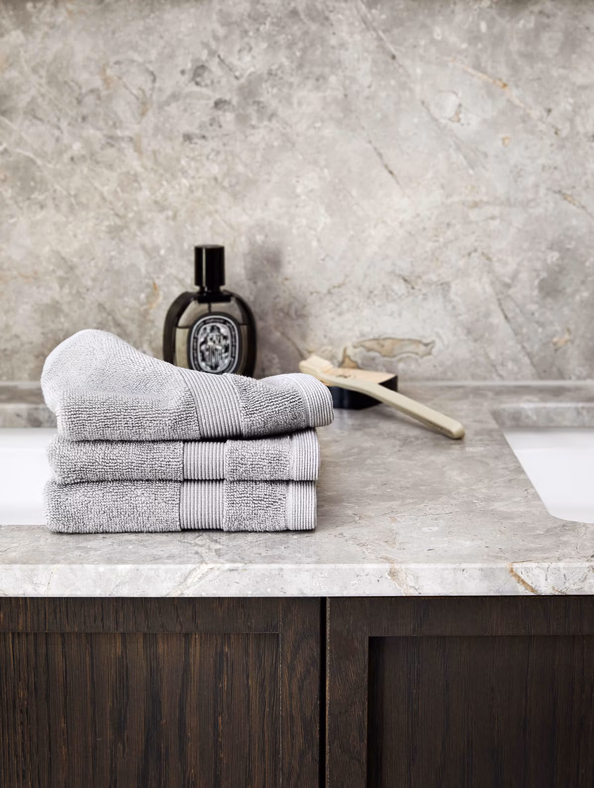 Spa tvättlapp ljus grå