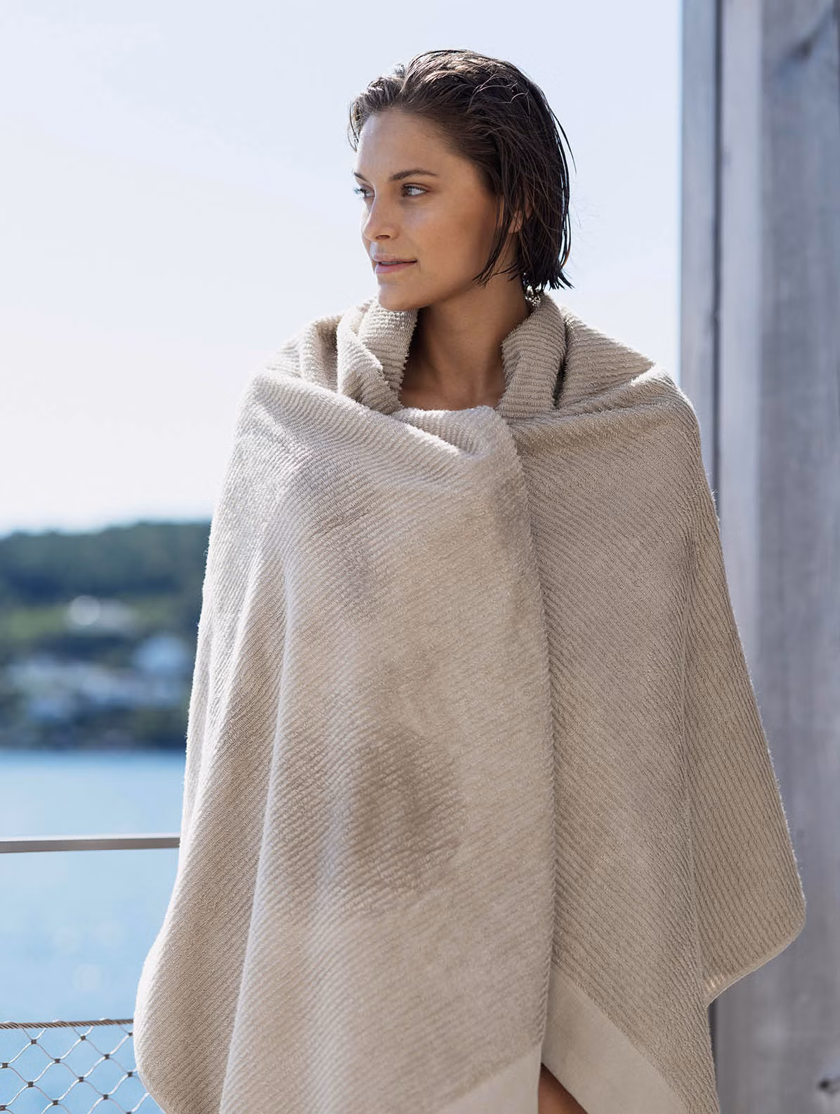 Holiday håndkle beige