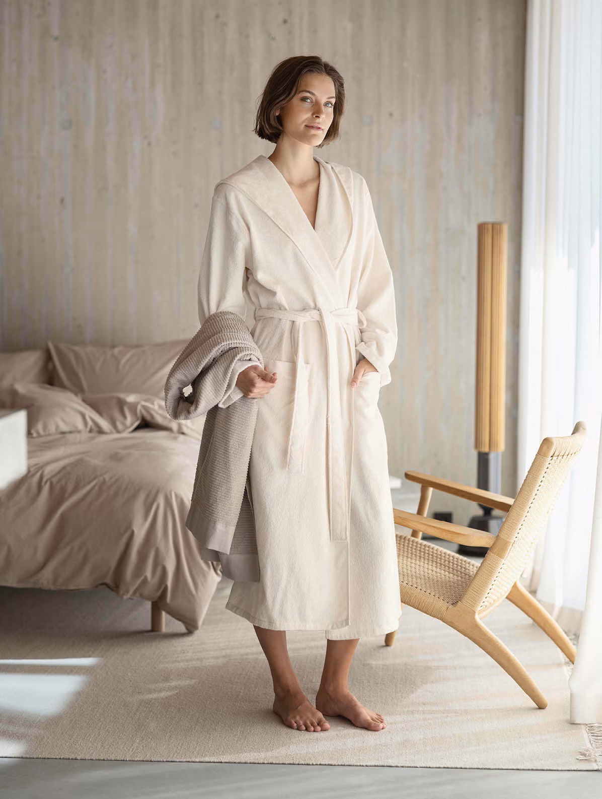 Norma morgonrock oblekat