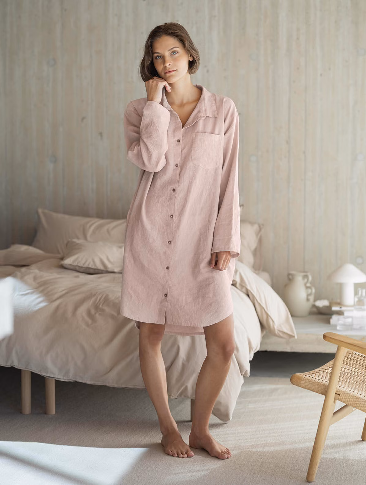 Hydra nattskjorta rosa